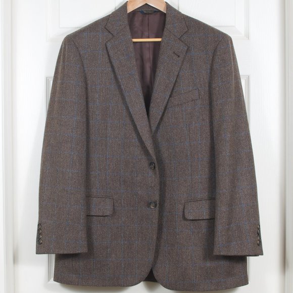 Brooks Brothers Other - Brooks Brothers 42R Herringbone Wool 1818 Madison Sport Coat